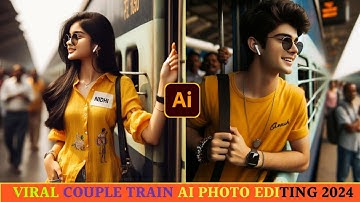 Viral Train Ai Photo Editing । How To Make Bing Image Creator । Bing Image Creator