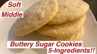 5 Ingredient|Buttery Crisp Sugar Cookies/Soft Middle|12/2/2020 screenshot 1
