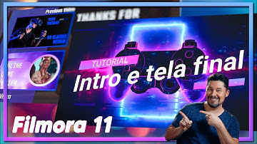 Como Fazer INTRO e TELA FINAL para os Seus Vídeos | Tutorial Filmora