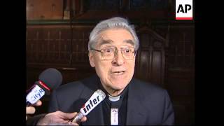 Special prayers for pope at Notre Dame plus archbishop comments Content