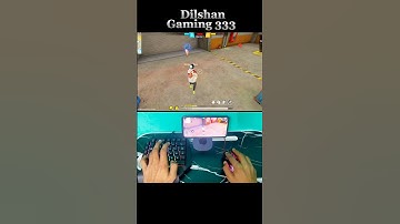 Phone To Mouse Keyboard connect to game play in free fire🖱️⌨️📲 #freefire #mixpro #geekgamer