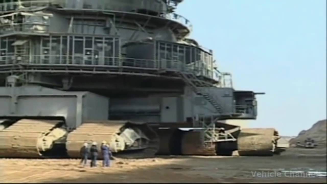 The Largest Land Vehicle Ever Bagger 293 Bucket Wheel Excavator YouTube