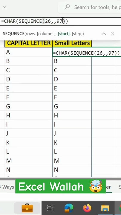 excel-tips-how-to-generate-capital-small-letter-in-excel-shorts