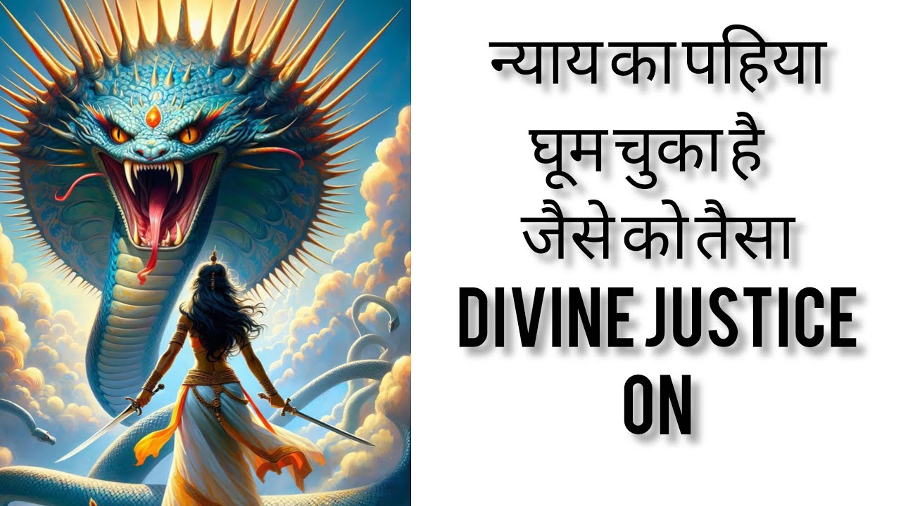 न्याय का पहिया घूम चुका है जैसे को तैसा Divine justice on🔱⚖️🚩