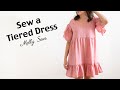 Gathered Dress with Tiers