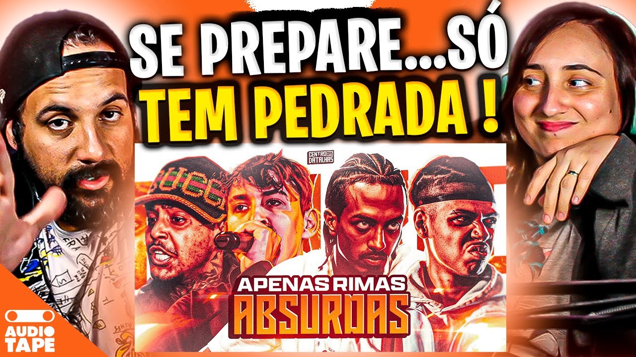 100% DE RIMAS IMPRESSIONANTES! 🔥- AUDIO TAPE REACT