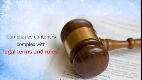 E-Learning to Impart Quick and Effective Compliance Training