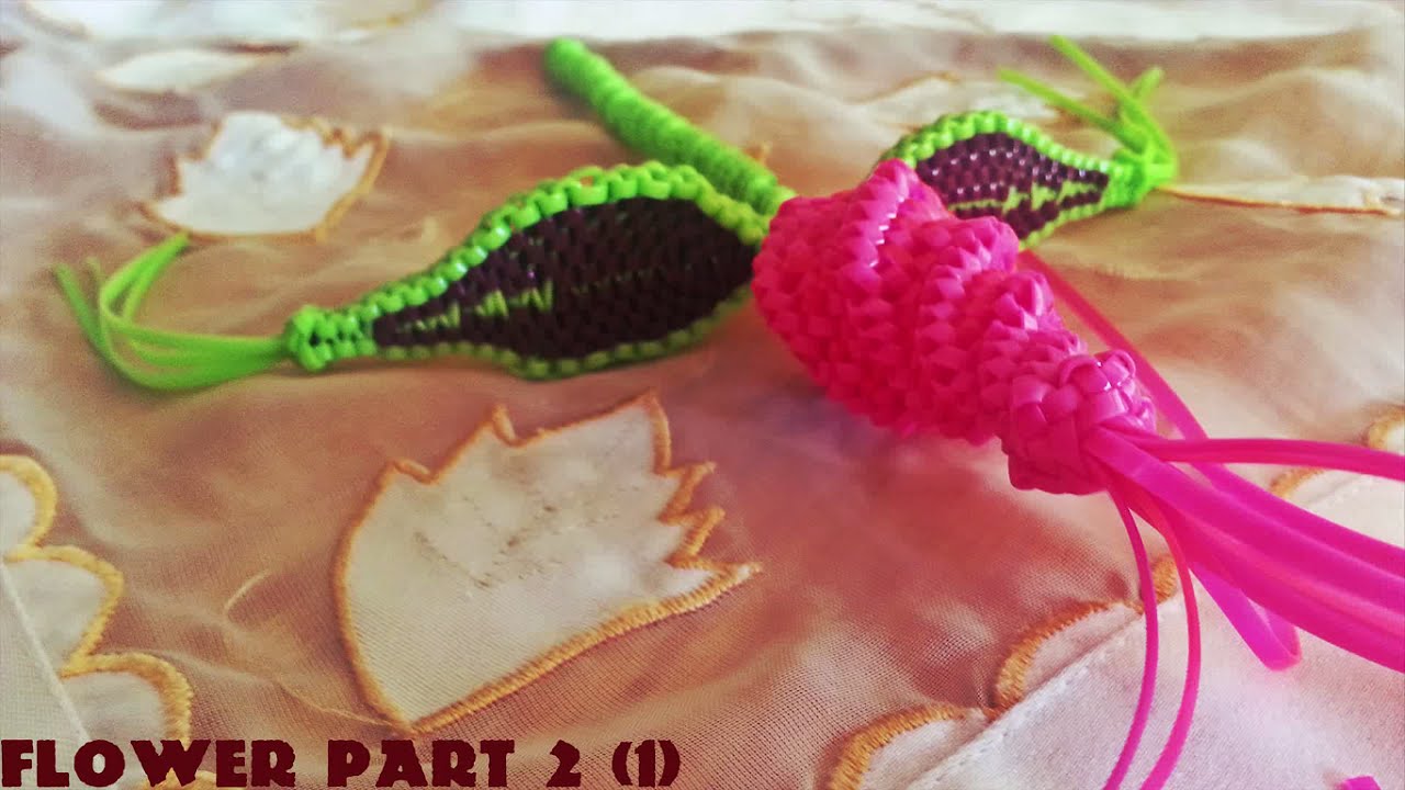Flower Lanyard Step-by-Step Tutorial Part 2 (1) - YouTube