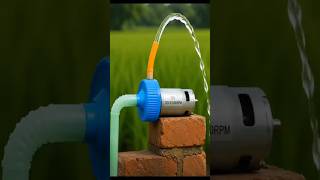 DIY 775 DC Motor Water Pump Build & Performance Test 💥.#motor #pump #shorts