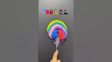 Guess the mixed colors of Squid Game2 #satisfying #colormixing #squidgame2 #squidgame