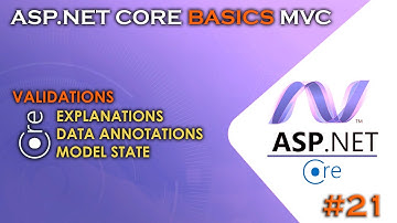 ASP.NET CORE BASICS - MVC | Validations with Data Annotations #21