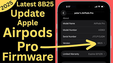 How to Update Airpods Pro 3 Firmware: 8B25 Install Latest Software Update in 2025