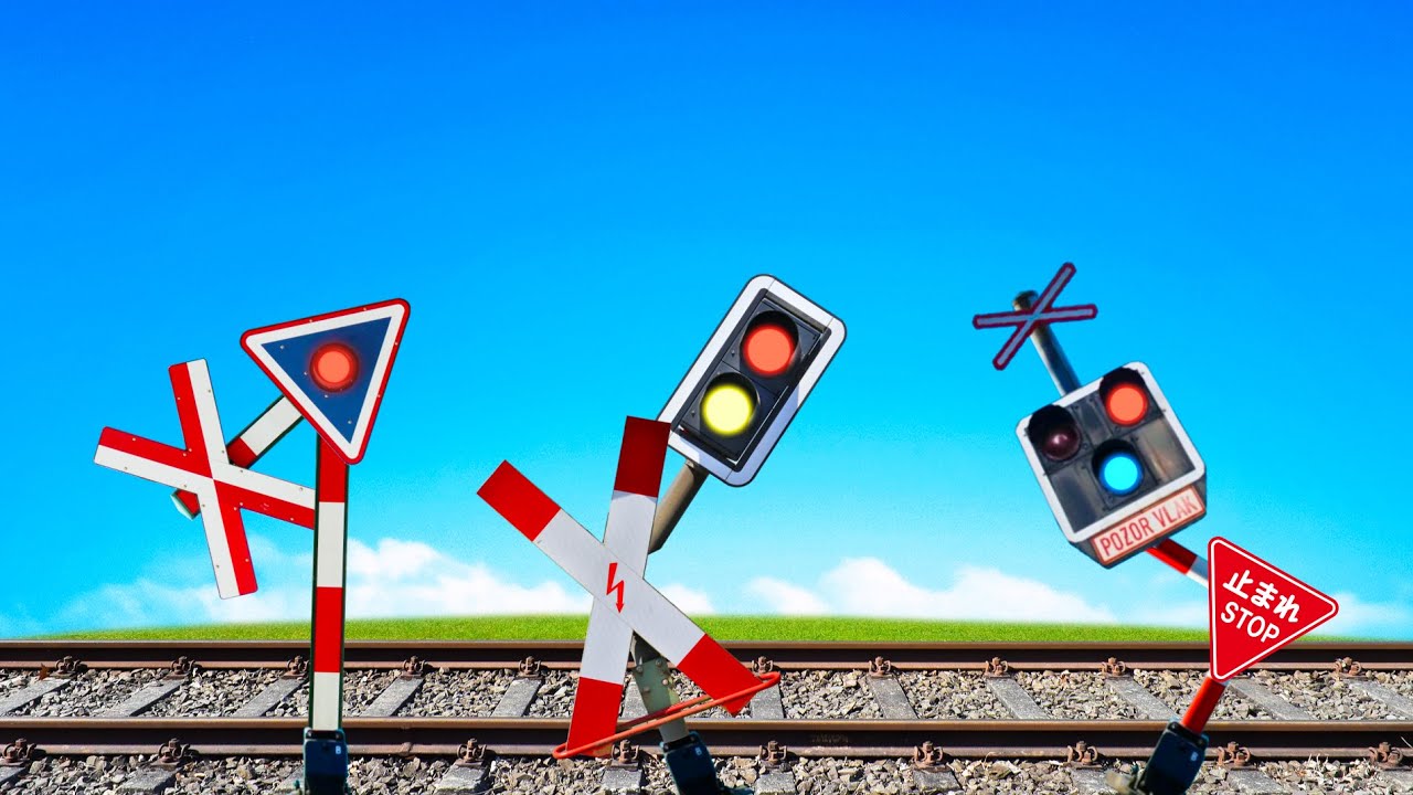 Unique Railroad Crossing - YouTube