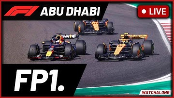 🔴F1 Live - Abu Dhabi GP FP1 - Full Commentary & Live Timings