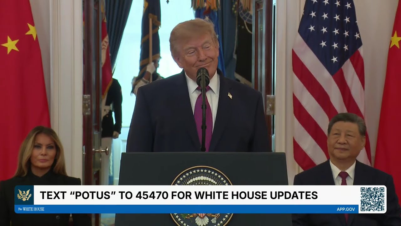 President Trump and the President of China Deliver Remarks
