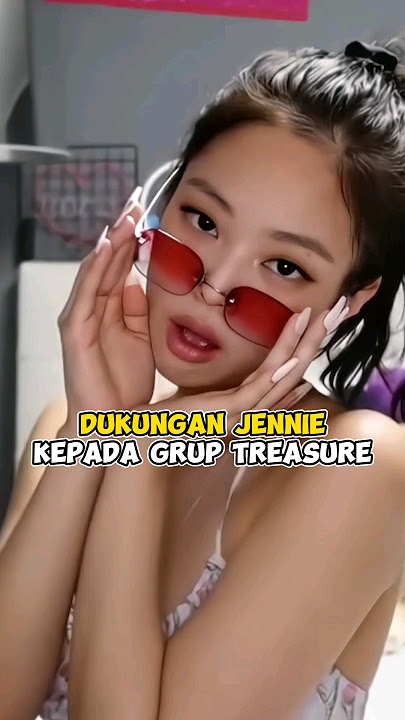 Dukungan Jennie BlackPink kepada Grup Treasure #kpop #shorts