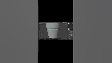 Easy modeling in Blender 3D bucket part 4 #b3d #blendertutorial
