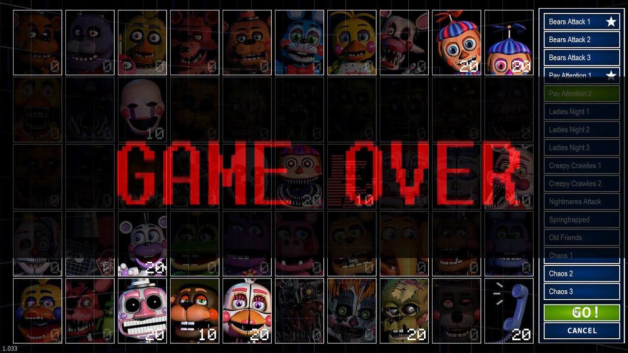 Ultimate Custom Night - Pay Attention 2 challenge - YouTube