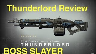 Thunderlord Exotic Review (Fully Upgraded) | Destiny Xur Heavy Machine Gun!