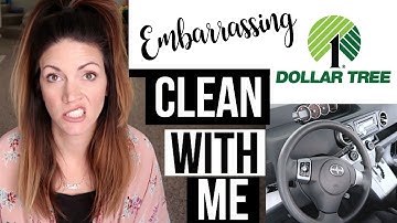 DOLLAR TREE CAR ORGANIZATION // Clean With Me