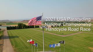 2021 US Paralympic Cycling National Championship Handcycle Road Race | Cinematic Drone Montage screenshot 1