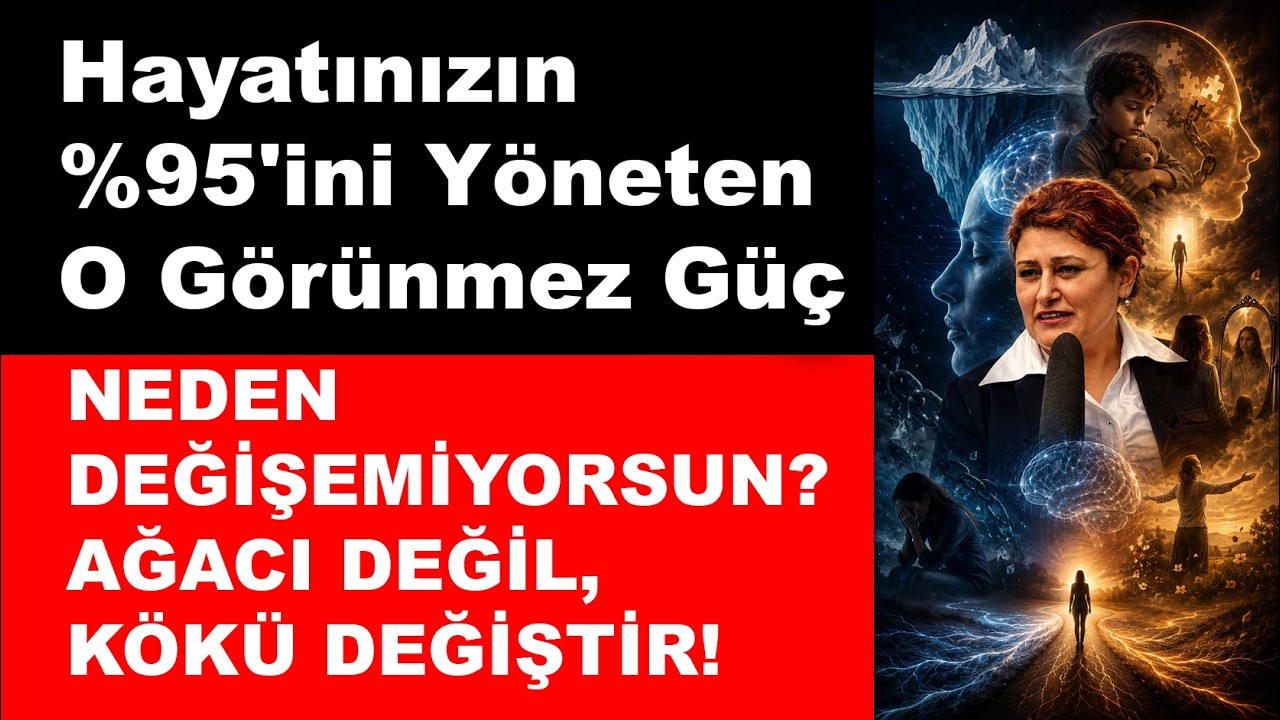 NEDEN DEĞİŞEMİYORSUN? AĞACI DEĞİL, KÖKÜ DEĞİŞTİR! Hayatınızın %95'ini Yöneten O Görünmez Güç