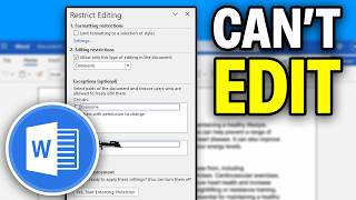 Information Why I Can't Edit Word Documents - Fix Word Documents Restricted from Editing News