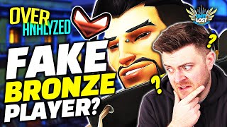 Overwatch Coaching! IS THIS A REAL OR FAKE BRONZE PLAYER?! [OverAnalyzed]