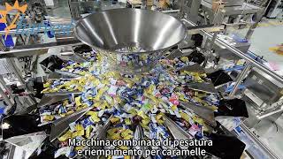 Confezionamento con bilancia automatica: come le industrie confezionano le caramelle alla perfezione