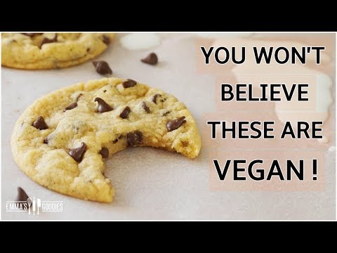 Ultimate VEGAN Chocolate Chip Cookies Recipe - Vegan Cookies - Eggless Chocolate Chip Cookies
