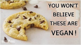 Perfect vegan chocolate chip cookies recipe without eggs or dairy! i
promise you won't be able to tell the difference between these and
regular o...