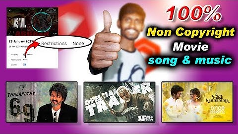 😱Use Movie Songs and Music YouTube videos without copyright 💯 Nikkilan Tech