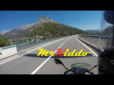 Corsica: Riding in Heaven on Kawasaki Ninja 650 — Ep2: Ajaccio to Bastia Mountainside Ride ⛰️