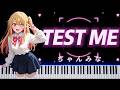 [Piano] TEST ME - ちゃんみな Chanmina #推しの子 #OshiNoKo #我推的孩子