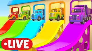 картинка: Машины помощники 🔴 Мультики про машинки и животных | Мультфильмы для детей