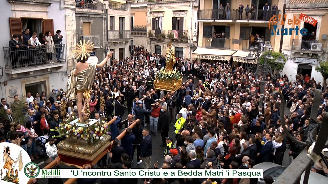 Melilli - 'U 'ncontru Santo Cristu e a Bedda Matri 'i Pasqua