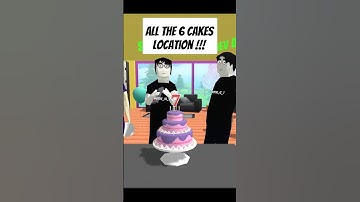 Dude Theft Wars All The 6 Cakes Location !!! 🤔🤔🤔