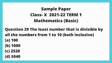 The least number that is divisible by all the numbers from 1 to 10