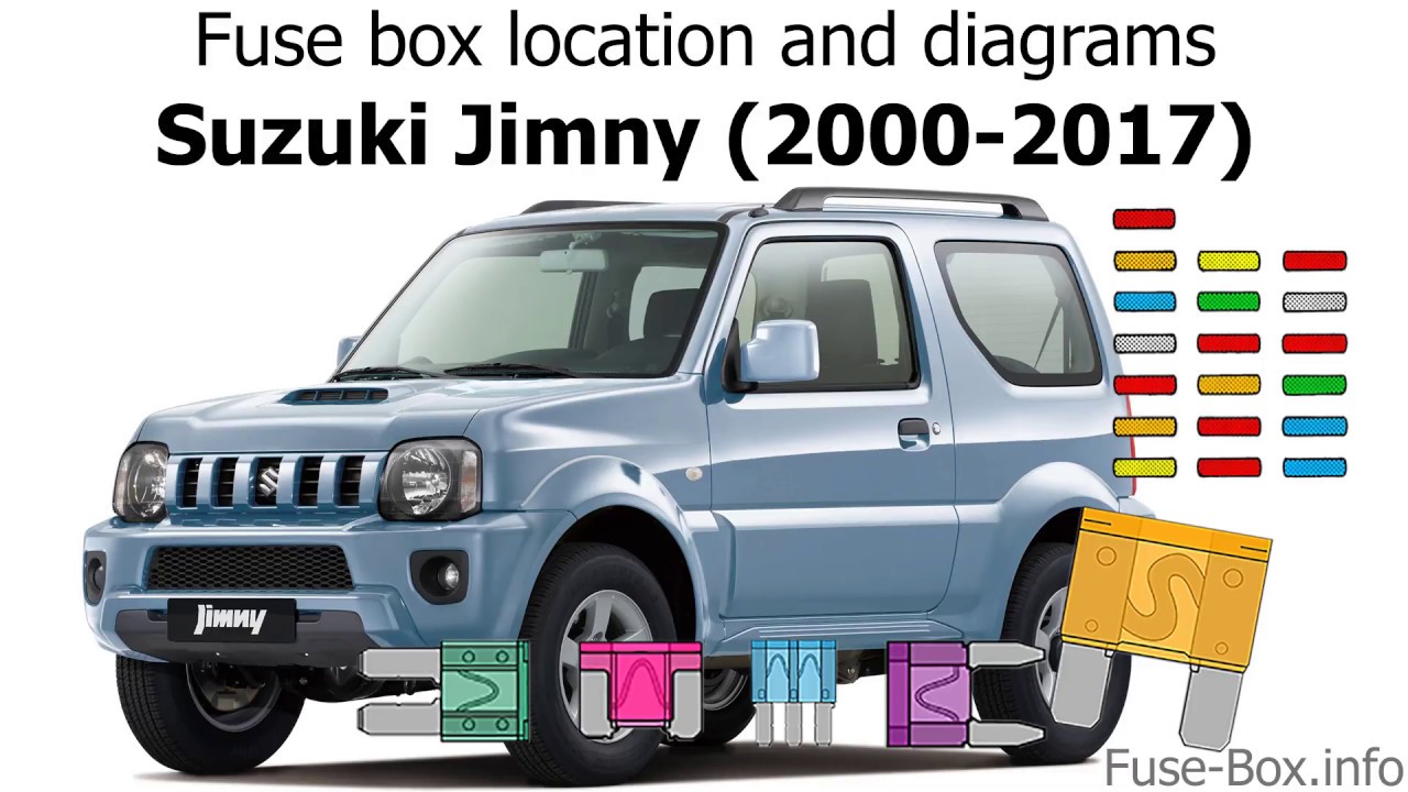 Fuse Box Location And Diagrams  Suzuki Jimny  2000