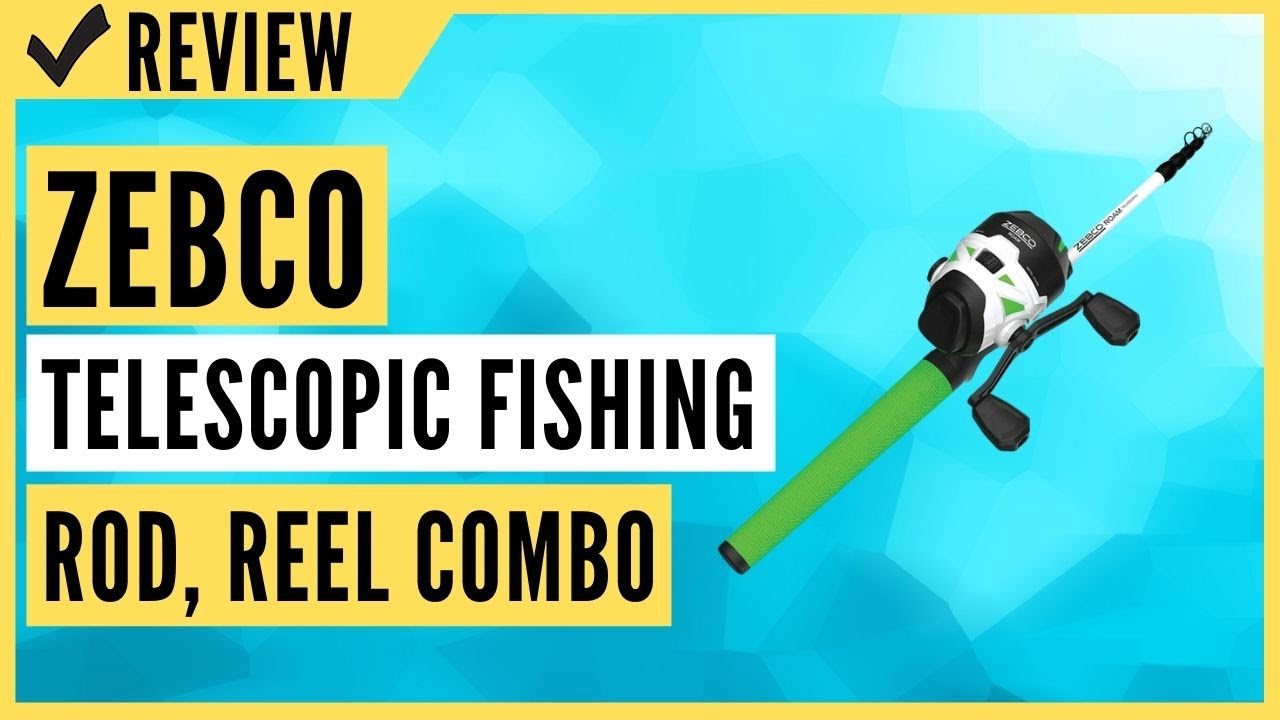 Zebco® Roam Spinning Reel and Telescopic Fishing Rod Combo