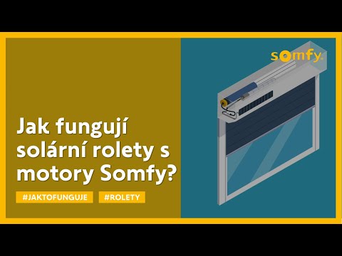 Video: Elektrické Rolety: Automatické Elektrické žaluzie Somfy