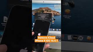 Remove iCloud iPhone X iOS 16.4.1 by SMD