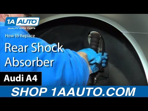 How to Replace Rear Shock Absorber 04-09 Audi A4