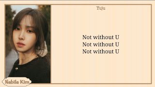 유주(YUJU) - Without U easy lyrics