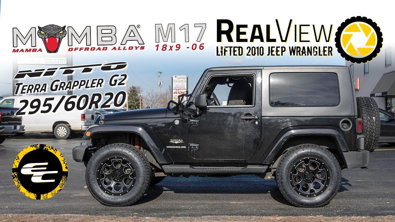 RealView - Lifted 2010 Jeep Wrangler w/ 18x9 Mamba M17s & 275/65 Nitto G2s  - YouTube