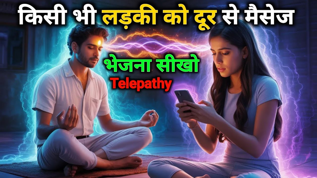 किसी भी लड़की को दूर से सोचकर Message भेजो | Telepathy Power Explained | Maan ka Rahasya 