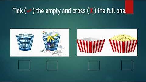 Empty and Full video for kids | Learn the concept of Empty and Full.