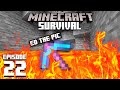 Lava DESTROYED My OP PICKAXE in Minecraft! (1.16 Let's Play) Ep 22