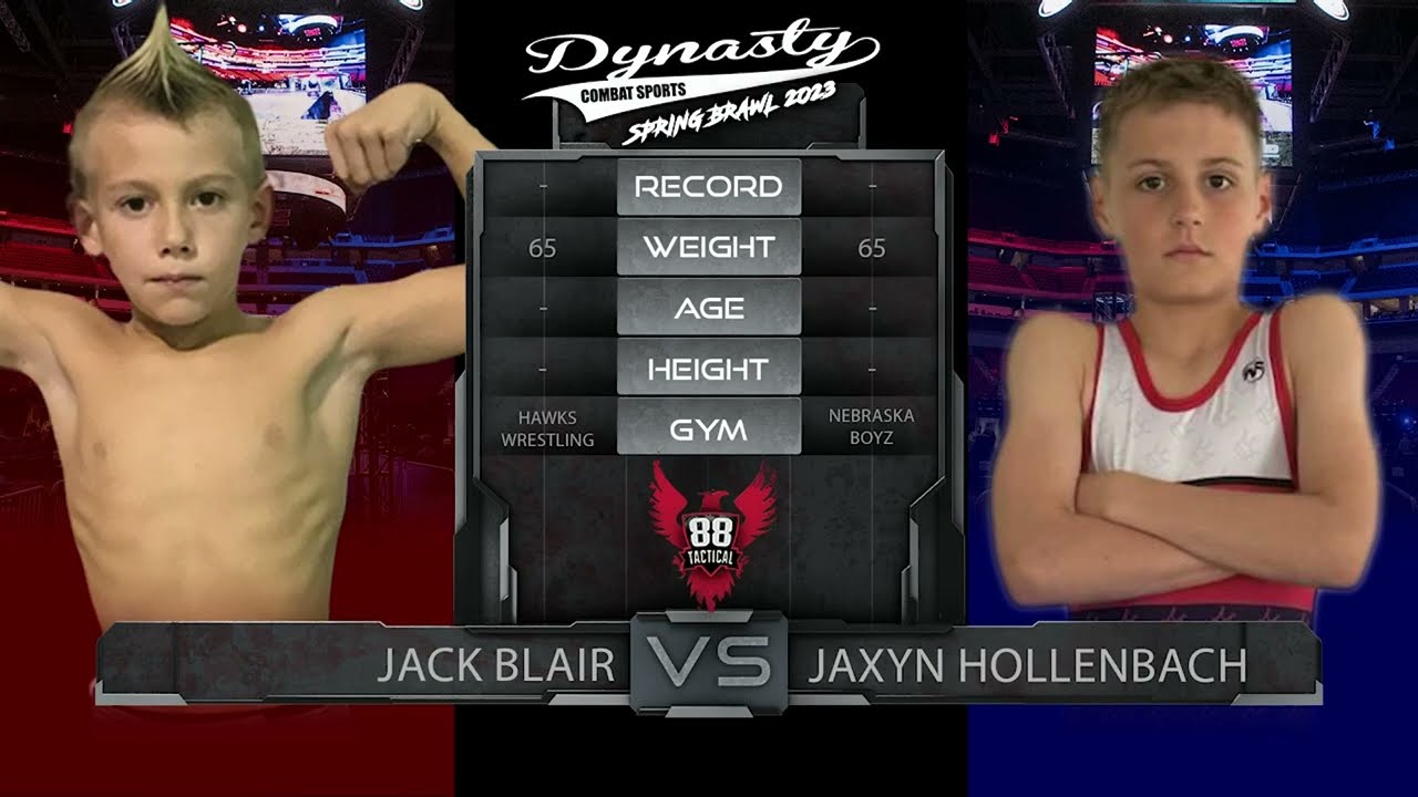 Jack Blair vs Jaxyn Hollenbach DCS 85 Youth Wrestling