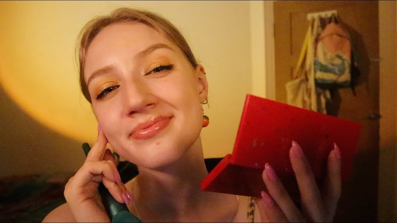 [ASMR] Friend practices makeup on you 🥰 ~ personal attention, layered sounds